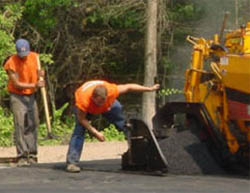 Tennis Court Paving Installation